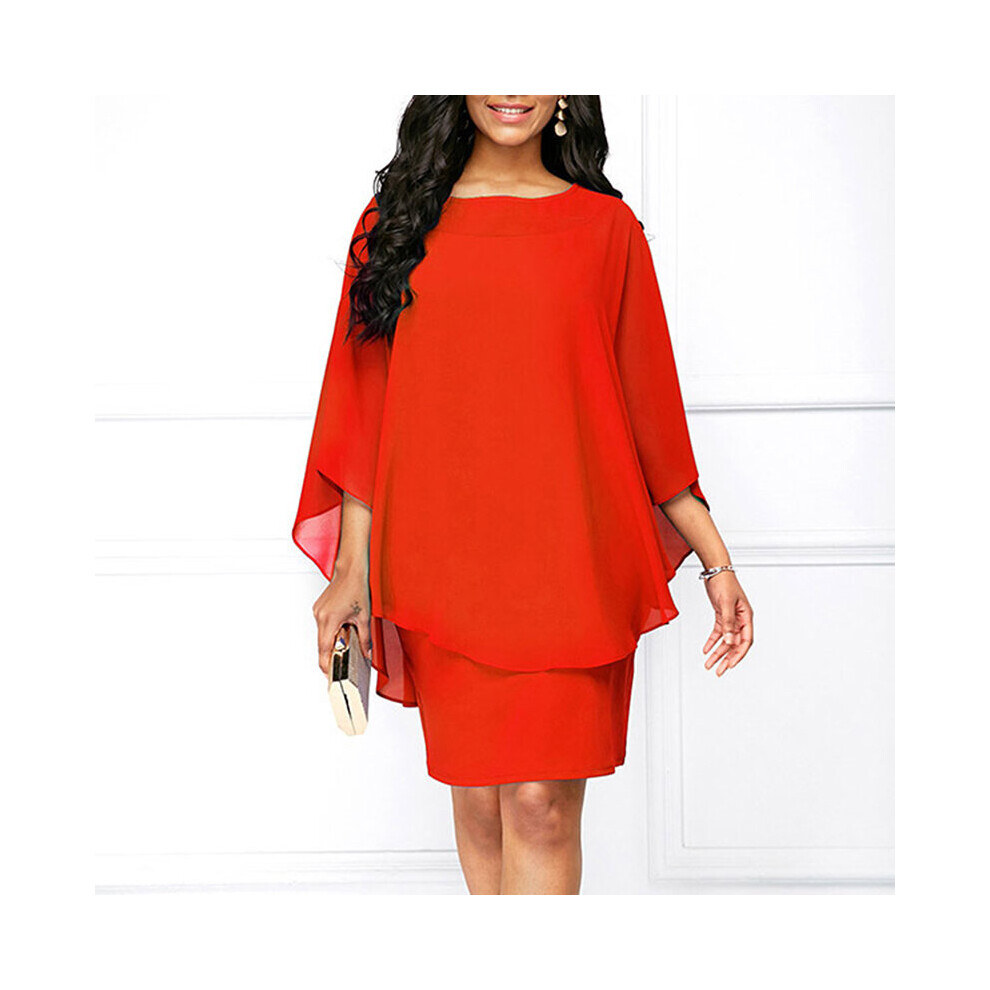 Women Mini Dress Summer Style Solid O-Neck Casual Loose Plus Size Dresses Vestidos Casual Beach Dress-image-OPC-PBQDMFJ-NEW