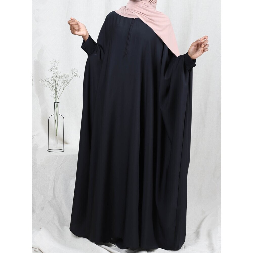 Nida Jilbab Women Muslim One Piece Prayer Dress Long Batwing Abaya