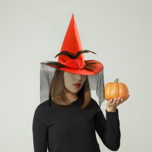 Props Hat Hat Costume Ball Witch Rose Halloween Children Adult Baseball Caps d Cap Zip Code Hat