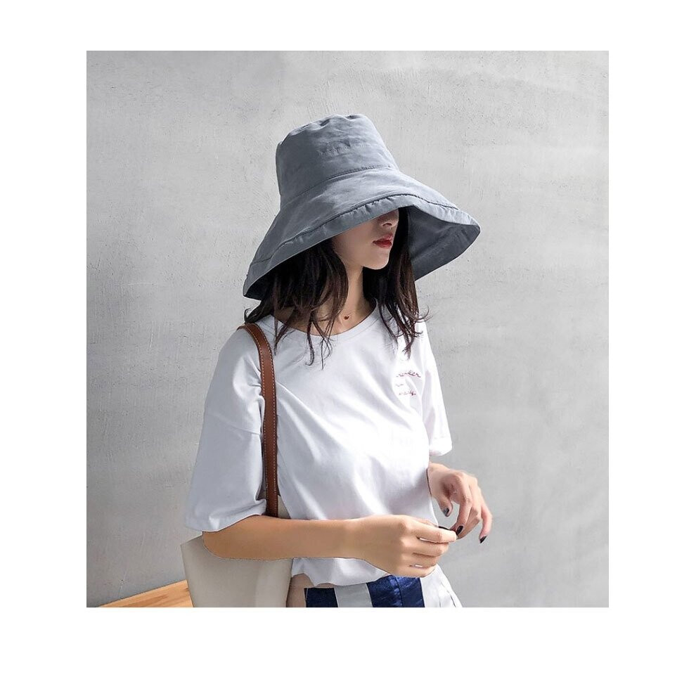 Summer Sun Hat Female Seaside Sunscreen Women Hat Version of The Big Head and Big Brim Hat-image-OPC-PBQDST7-NEW