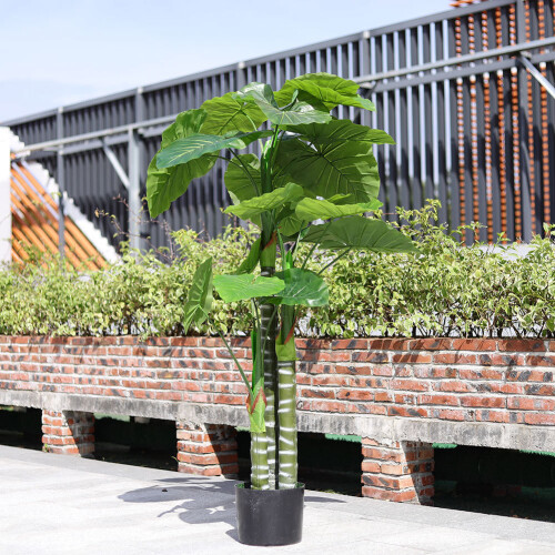 160CM Large Artificial Tropical Tree Potted Plant Indoor Outdoor on OnBuy