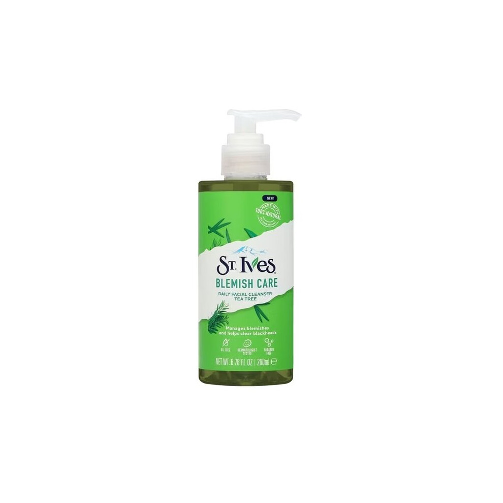 St. Ives Blemish Care Tea Tree Face Wash 200ml - Image 3