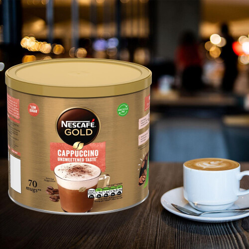 Nescafe Nescafe Cafe Menu Cappuccino Sabor sin azúcar 1kg 2