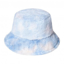 Winter Foldable Bucket Hats Women Outdoor Woman Plush Winter Warm Keeping Rainbow Tie Dye Cap Fisherman Bucket Hat Women
