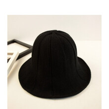 Wool Blended Knitting warm Bucket Hats For Women Autumn and Winter Vintage woolly Caps Basin Hat