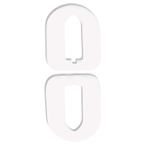 (White) Air7 2pc Universal Foldable Paddle Board FinBox 1