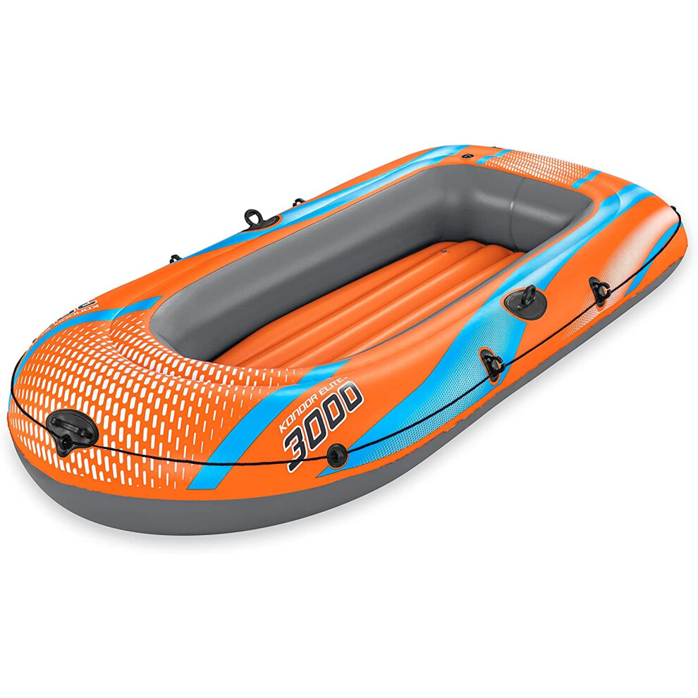 Kondor Elite 3000 Raft, 2.46m X 1.22m | Fits 2 Adults And 1 Child Inflatable Boat