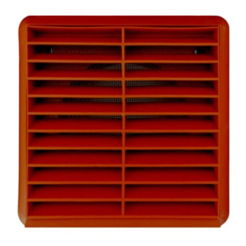 Vortice Vortice 46064 Fixed Grille with Fly Screen 100mm / 4 Inch (Terracotta)