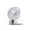 (White) Remote Control Wireless Wall Mounted Circulation Air Cooling Fan with LED Light 1