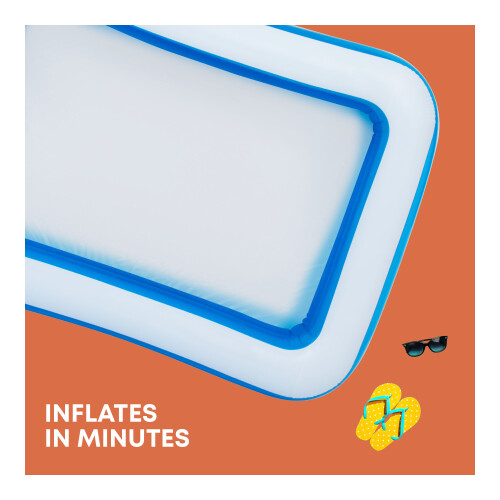 (79") SPLASH! Large Inflatable Swimming Paddling Pool 2