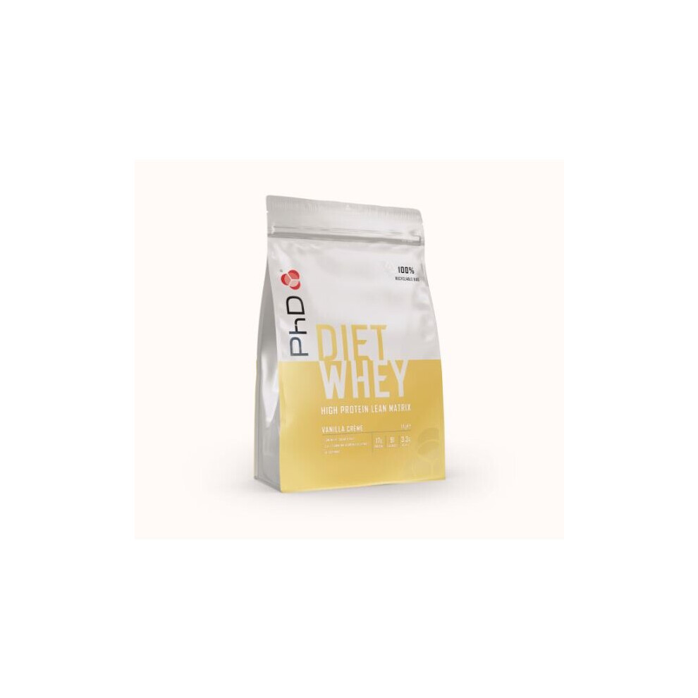 Phd Nutrition (Vanilla Creme, 1 Kg) Diet Whey Slimming Weight Loss Meal Replacement Protein Shake Orange