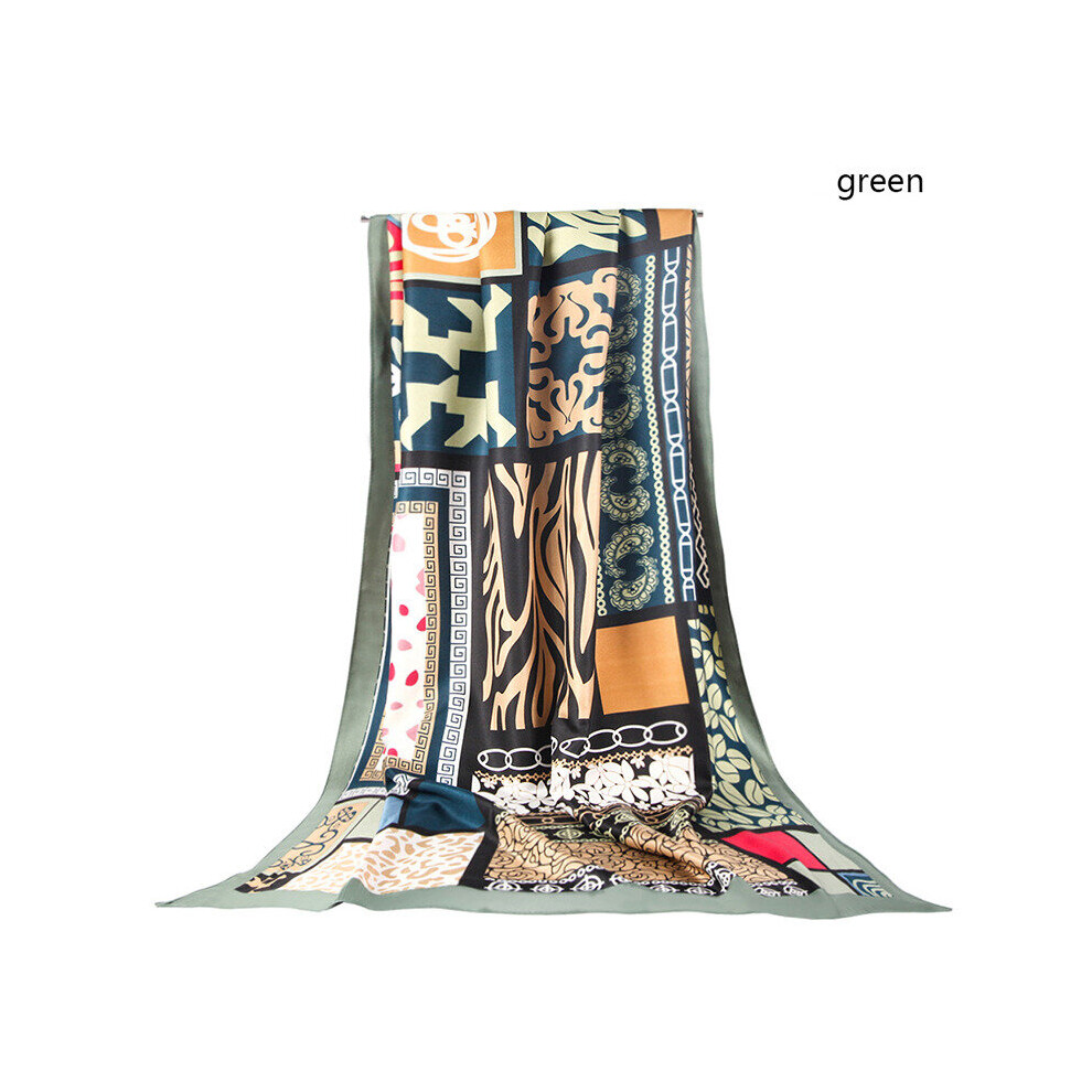 Winter Twill Blended Window Printing Scarves For Women Satin Hijab Scarf Female Shawl Scarfs For Ladies-image-OPC-PBQFDXF-NEW