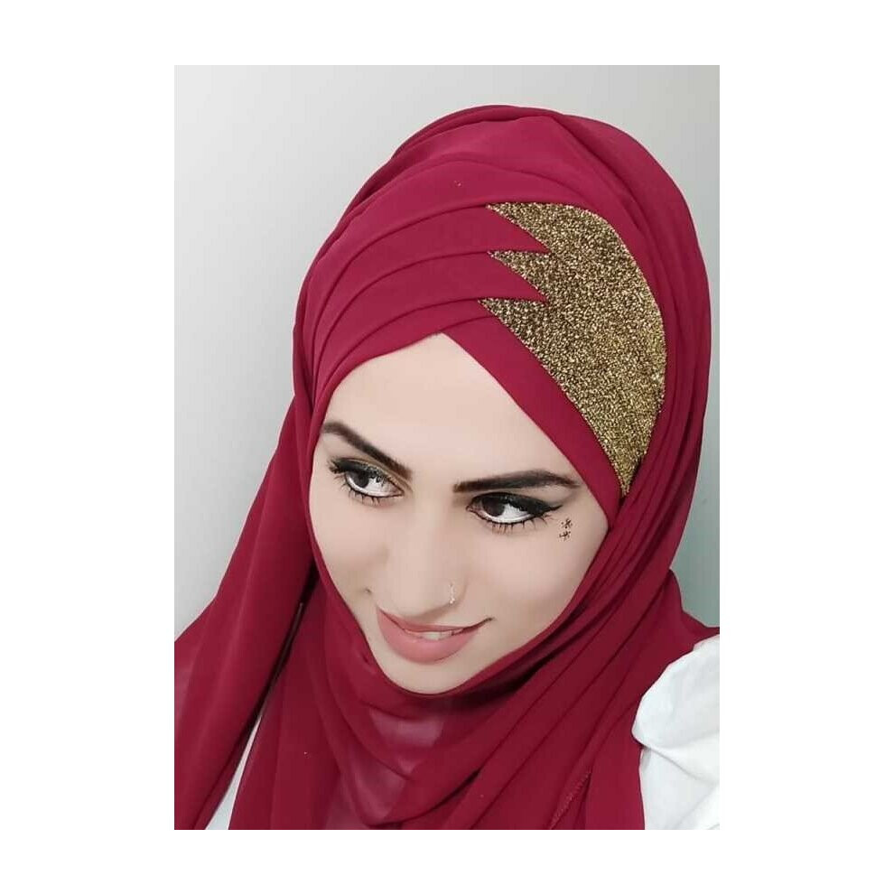 Pattern Shawl arab dubai burkini Luminous Ready Bandana Shawl Muslim Lady hijab shawl scarf Pattern Shawl arab dubai burki was-image-OPC-PBQFFSW-NEW