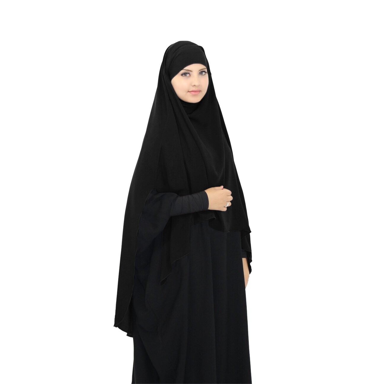 Eid Muslim Women Hijab Prayer Garment Long Khimar Jilbab Abaya Full ...