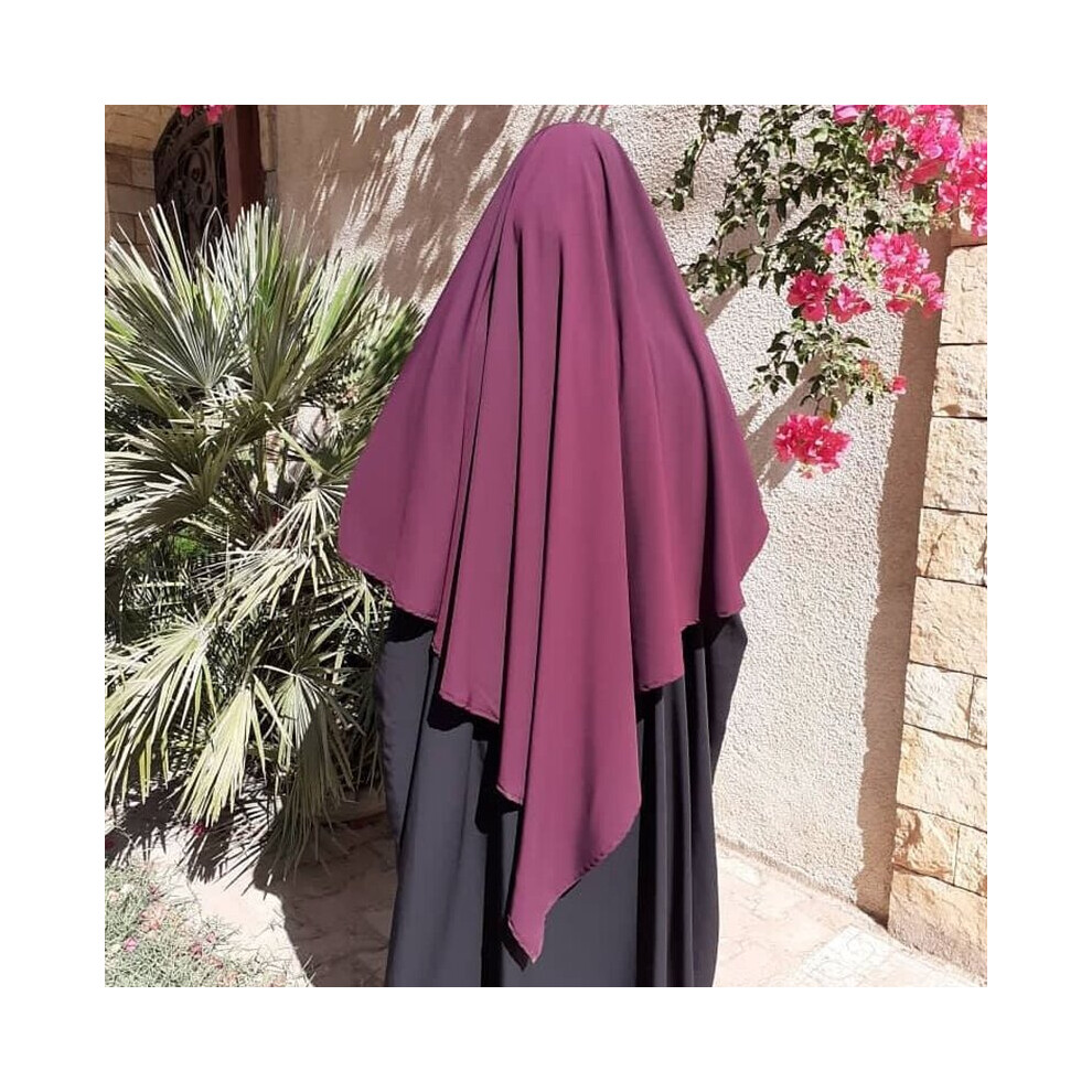 Formal Muslim Prayer Garment One Piece Jilbab Long Khimar Women Islamic Dubai Turkey Namaz Burka 3335