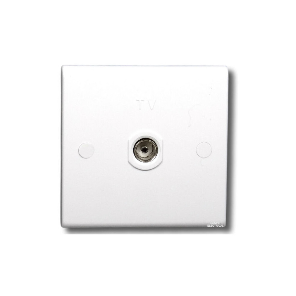 Deta S1264 Tv Aerial Coaxial Socket - Isolated 5029163112646