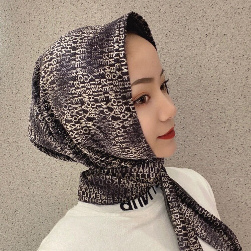 Easy Instant Leopard Print Muslim Gilrs Hijab Head Wears