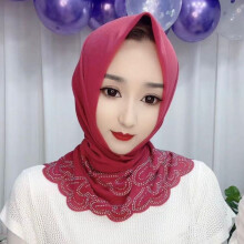 Sweet Style Summer Moslem Young Girls Chiffon Shayla Hijab Wears