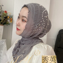 School Girls Novelty Puffy Muslim Hijabs Wears