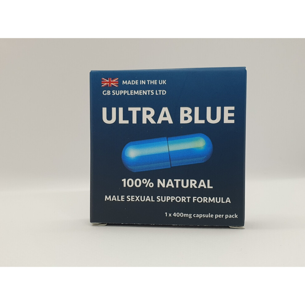 (Single capsule, Ultra Blue) Ultra Blue Gold Max Herbal Sex Pills Sexual Libido