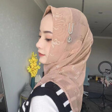 Airy Arabian Novelty Summer Girls Wrap Muslim Plain Hijab Shawls