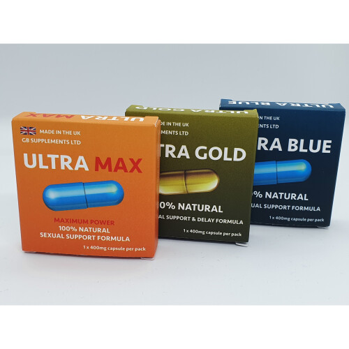 12 capsules, Ultra Blue) Ultra Blue Gold Max Herbal Sex Pills ...