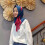Triangular Chiffon Hijab Muslim Gilrs Ribbon Wrap 5