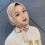 Triangular Chiffon Hijab Muslim Gilrs Ribbon Wrap 3