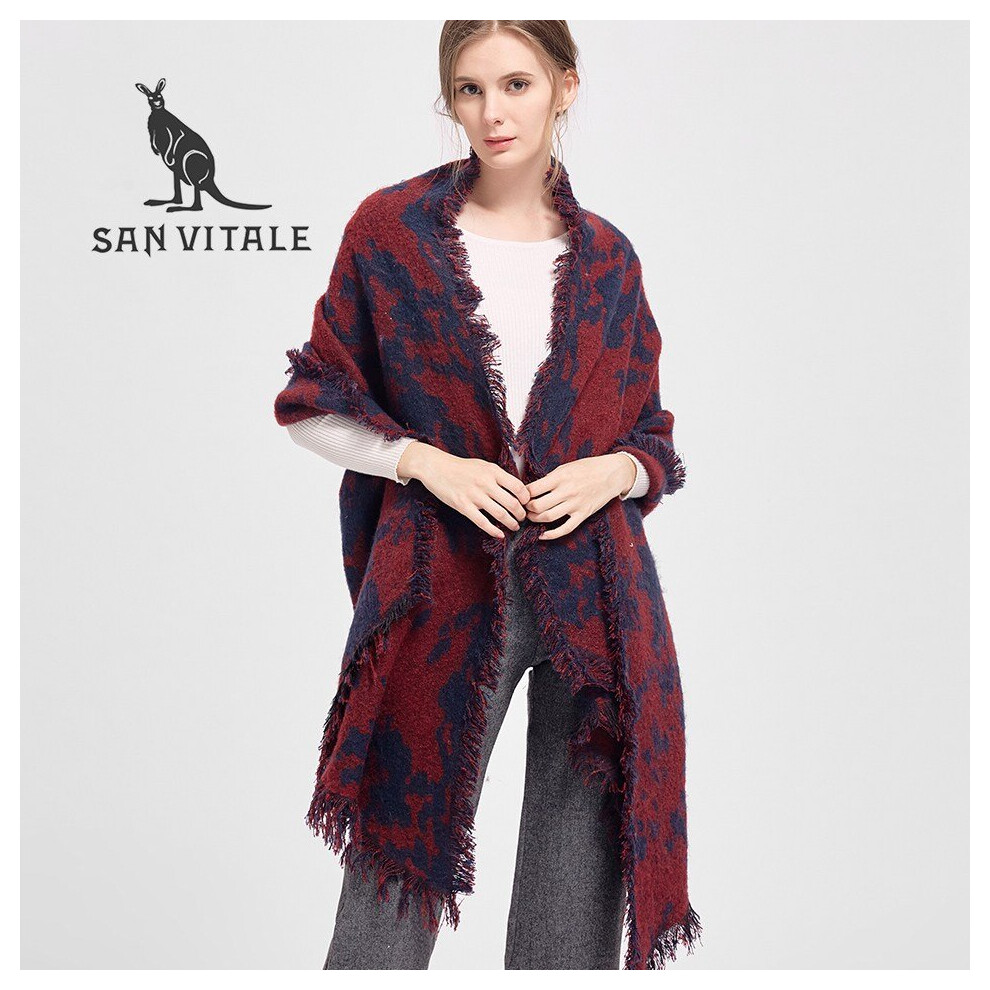 Scarves for Women Shawls Winter Warm Scarf Soft Wraps Wool Cashmere Chiffon Islamic Plaids Hijab-image-OPC-PBQFJ9J-NEW