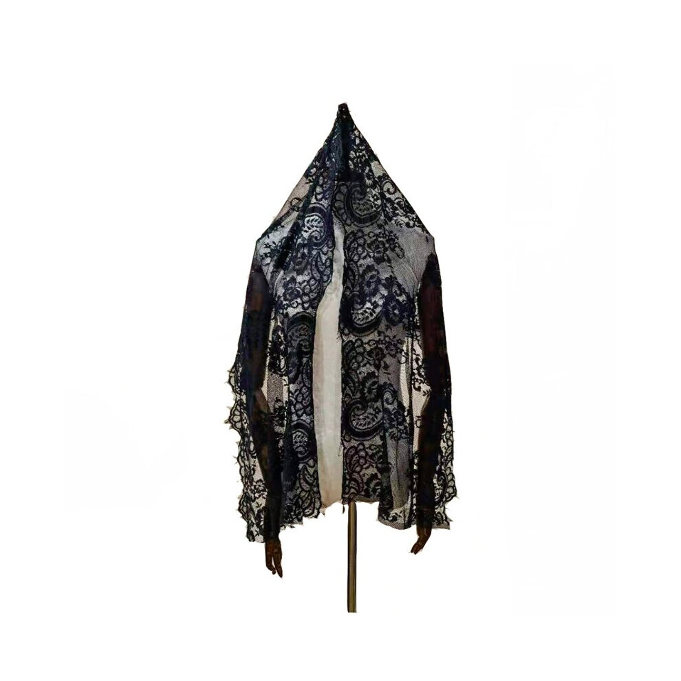 Wrap Stoles Scarf Lace Long Beach Scarves Soft Wrap Floral Shawl Breathable Muslim Women Polyester Hijab and-image-OPC-PBQFGTS-NEW