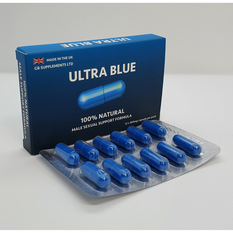 12 capsules, Ultra Blue) Ultra Blue Gold Max Herbal Sex Pills Sexual Libido  on OnBuy