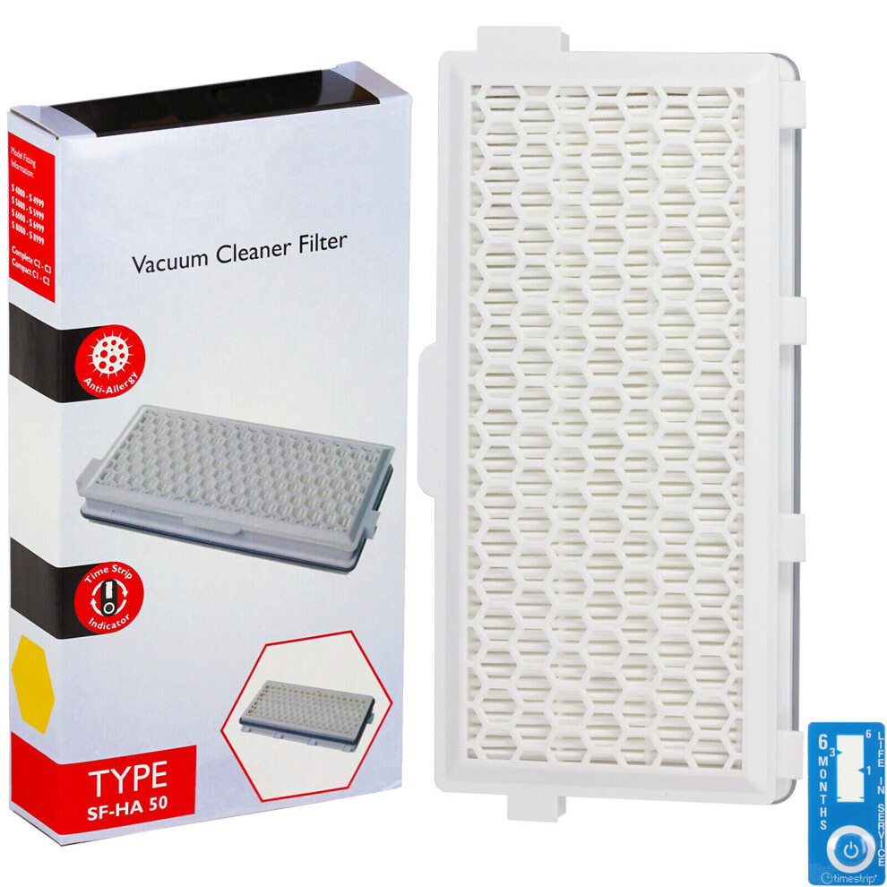 Spares2go Hepa Filter Type Sf-Ha 50 For Miele S8310 S8320 S8330 S8340 Vacuum Cleaner