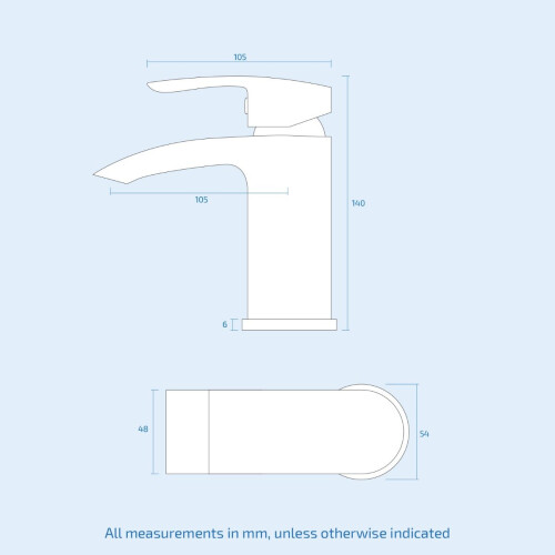 NES Home Libra Waterfall Basin Mono Tap & Bath Shower Mixer Tap Chrome 2