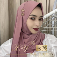 Crease-Resist ITY Fabric School Girls Women Muslem Hijab Shawls
