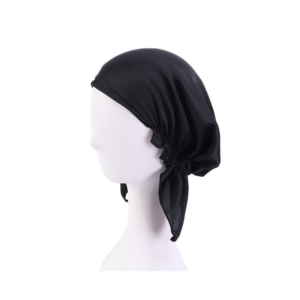 Satin Silk Underscarf Inner Hijab Caps Women Muslim Turban Bonnet Hats Arab Wrap Bandage Headwrap Female Muslim Hijabs-image-OPC-PBQFXRK-NEW