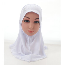 Kids Girls Muslim Arabic Hijab Uuderscarf School Rhinestone Child Headwear Cover Bonnet Shawl Wrap Islamic Headscarf 2-6 Years