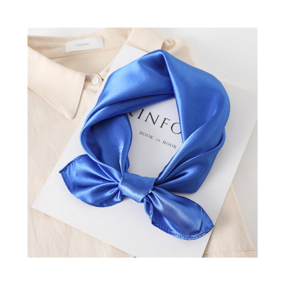 Silk Square Scarf For Women Satin Neck Hair Tie Band Bag Warp Soft  Neckerchief Hijabs Head Female Foulard on OnBuy