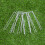GardenKraft 26610 10-Pack Artificial Grass U-Pegs / Multi-Use Ground Pegs 9