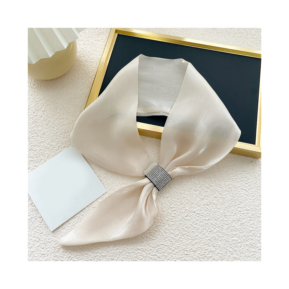 Women's Silk scarf Solid hijab satin scarf bandana Shawls Scarves for ladies Woman scarves-image-OPC-PBQFZHP-NEW