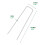 GardenKraft 26610 10-Pack Artificial Grass U-Pegs / Multi-Use Ground Pegs 2