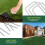 GardenKraft 26610 10-Pack Artificial Grass U-Pegs / Multi-Use Ground Pegs 4