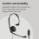 Kensington K80100WW USB Mono Headset with Inline K80100WW 3
