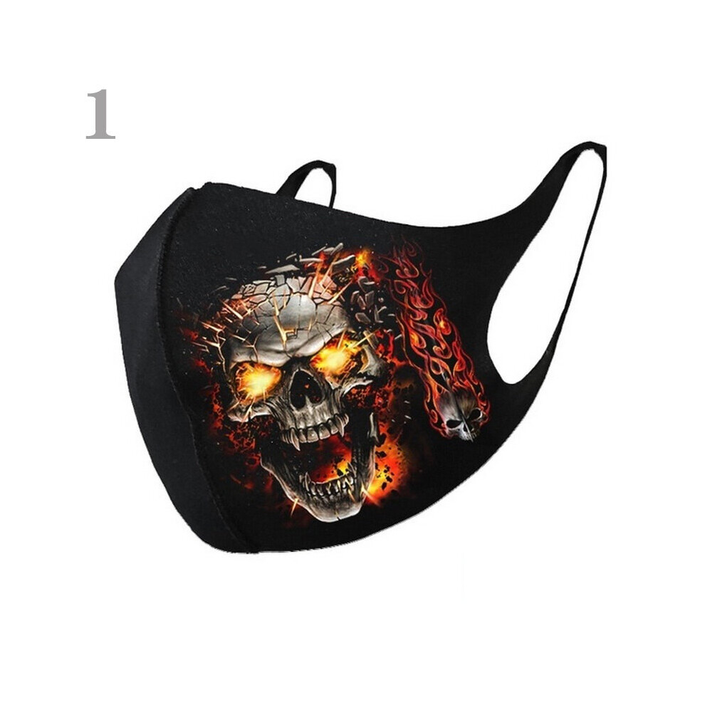 Creative Printed Men Women Reusable Face Turban Stylish Fashionable Neutral Washable Mask Washable Mouth Mask Mascarillas Masque 885489114260