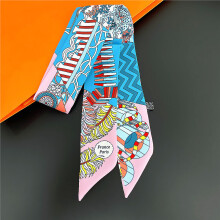 Bag Scarf Twill Silk Scarves Women Neckerchief Hijab Hair Scarf Warps Headbands