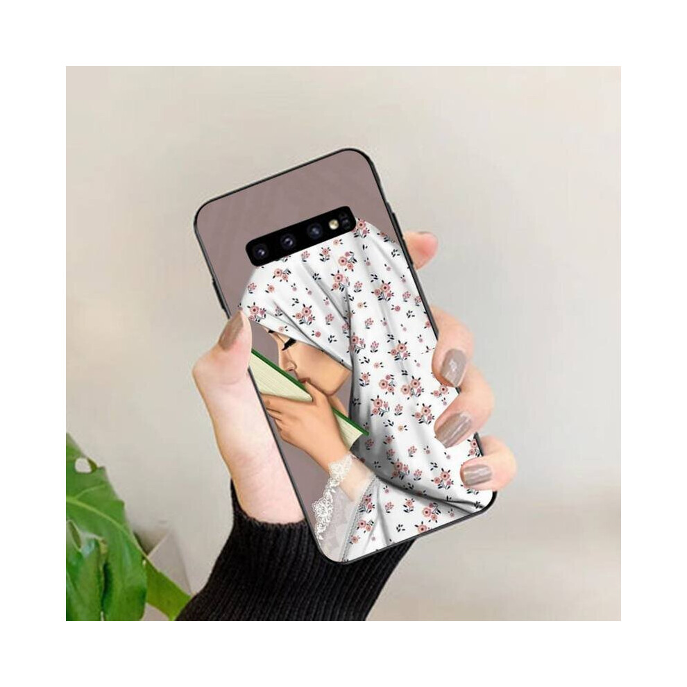 Muslim Islamic Arabic Hijab Face Gril Eyes Koran Phone Case Cover For S10 5G S7 Edge S8 S9 S10 S20 Plus S10lite Multicoloured 885489118282