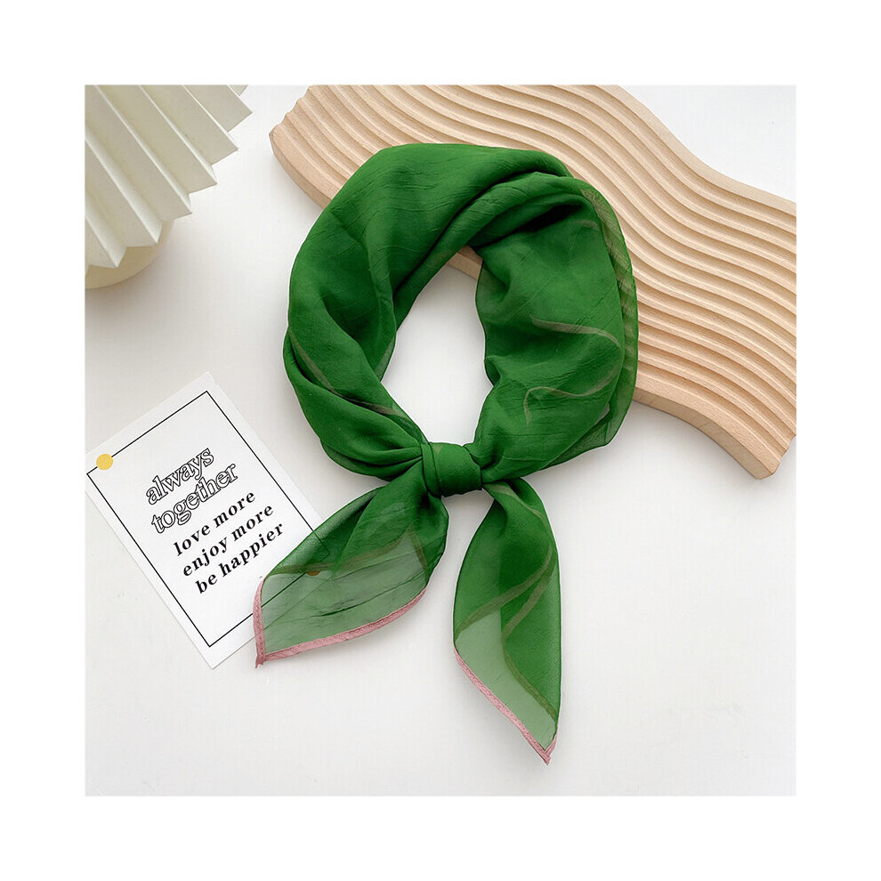 Solid Hijab Scarf For Women Silk Satin Bandana Head Scarfs Female Square Headband Small Shawls Neck Scarves-image-OPC-PBQG5S6-NEW