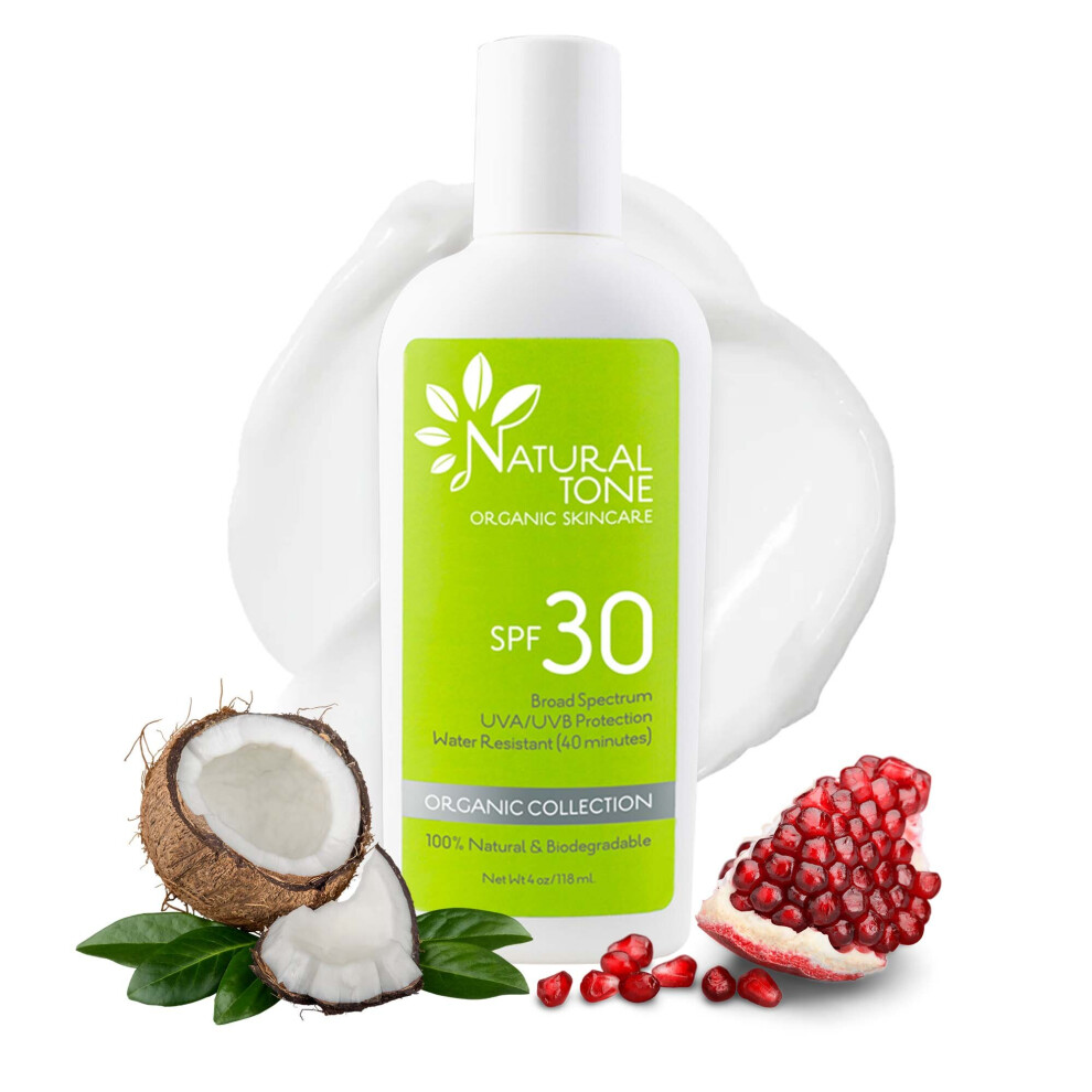 Natural Tone Organic Skincare Spf30 Broad Spectrum Natural Sunscreen 118Ml