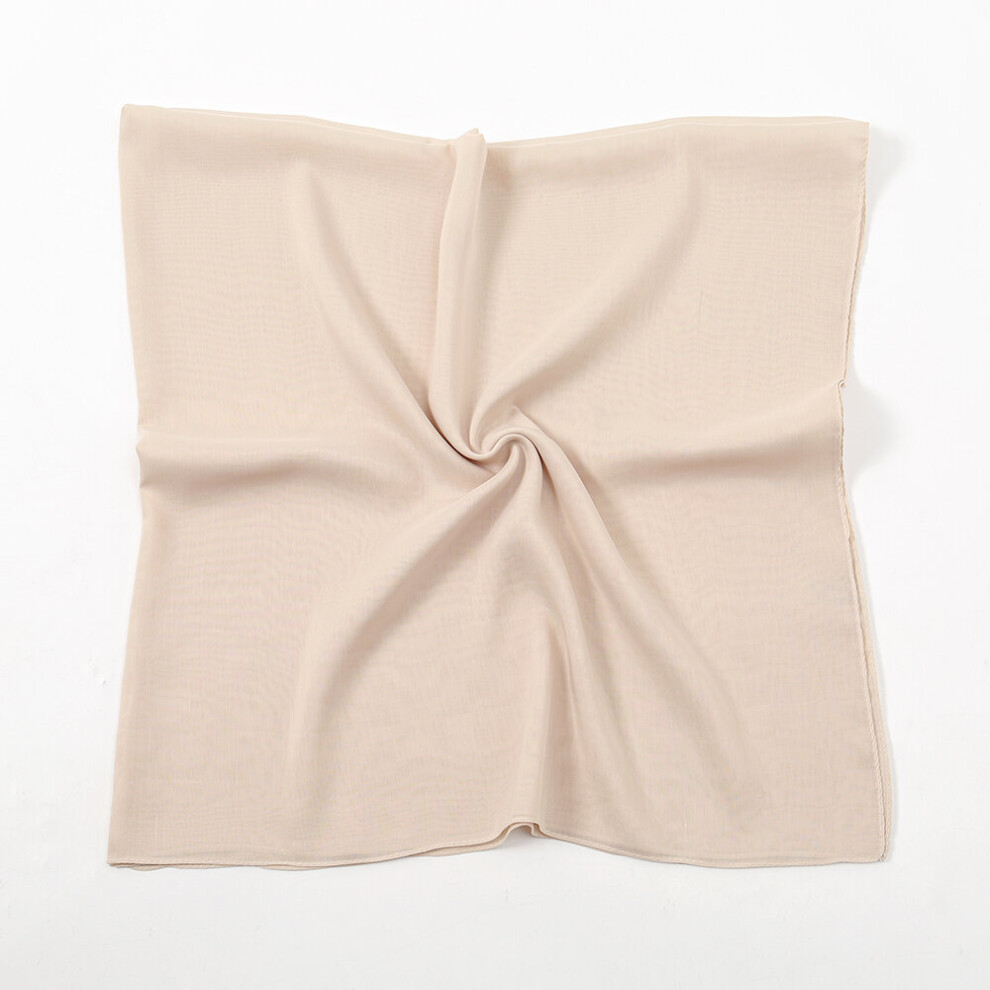 110*110cm Cotton Square Scarf Women Muslim Hijab Shawl Headscarf Solid Headband Islam Turban Bandana Bufandas Foulard Femme-image-OPC-PBQG6ZF-NEW