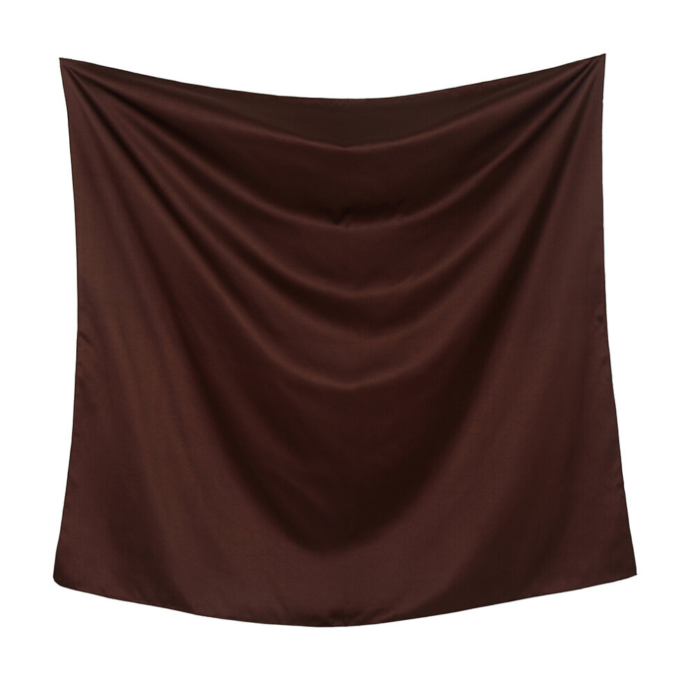 110*110cm Satin Square Scarf Hijabs Women Muslim Headscarf Wraps Solid Headband Bandana Durags Islamic Turbans Foulard Musulmane-image-OPC-PBQG79H-NEW