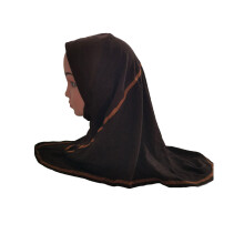 2-6 Years One Piece Amira Muslim Kids Girls Hijab Instant Scarf Ready To Wear Turban Wrap Head Cover Islamic Prayer Hijabs